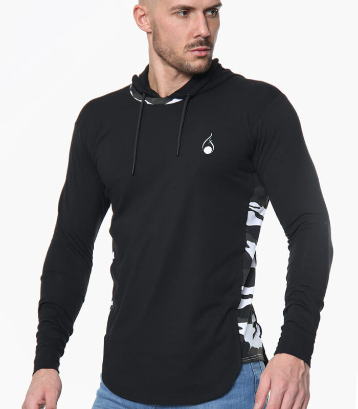 Imperial Hooded Tee - Black