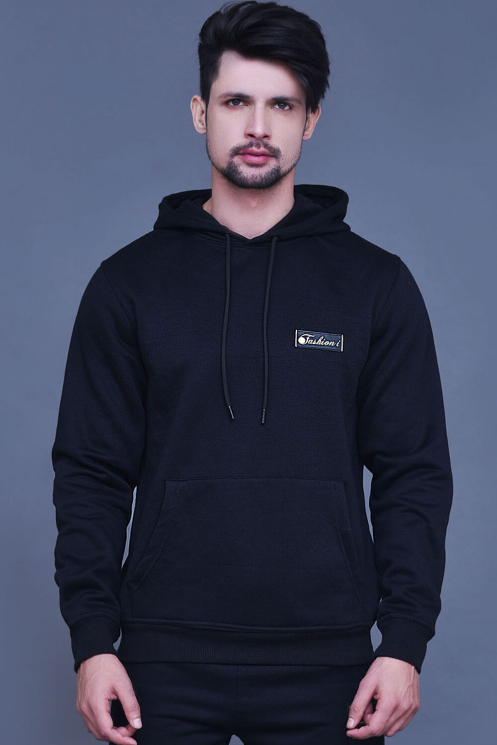 FASHIONi Royal French Hoodie Black