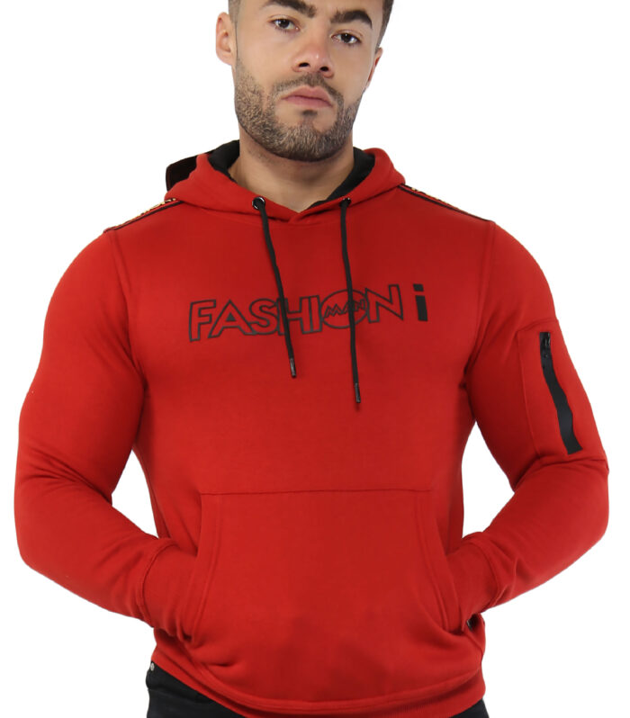 FASHIONi Hoodie Red Rock