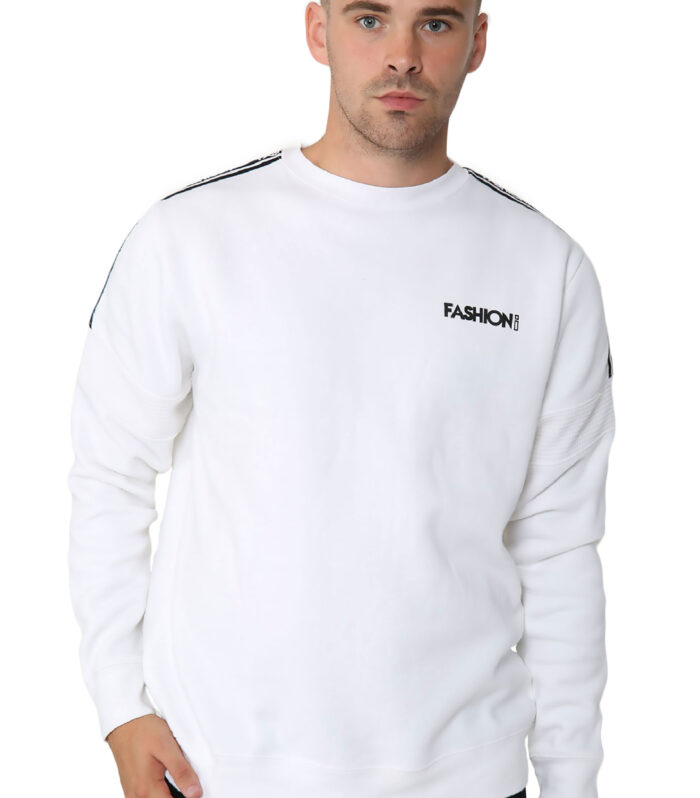 FASHIONi White Royal Sweatshirt