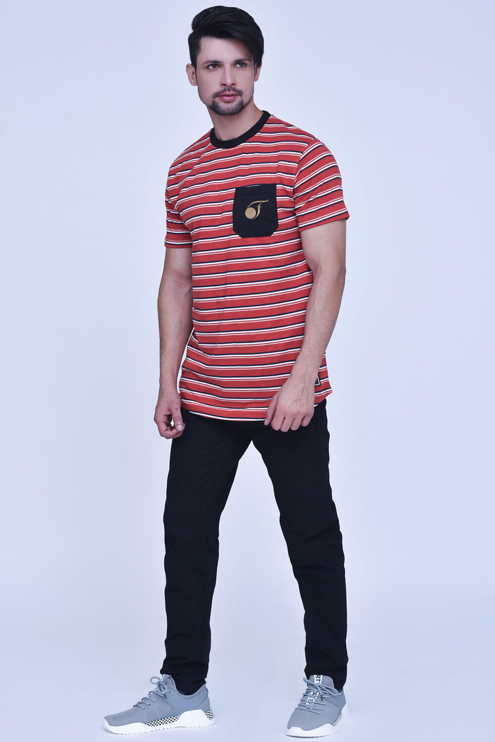 FASHIONi String T-Shirt Red - Image 4