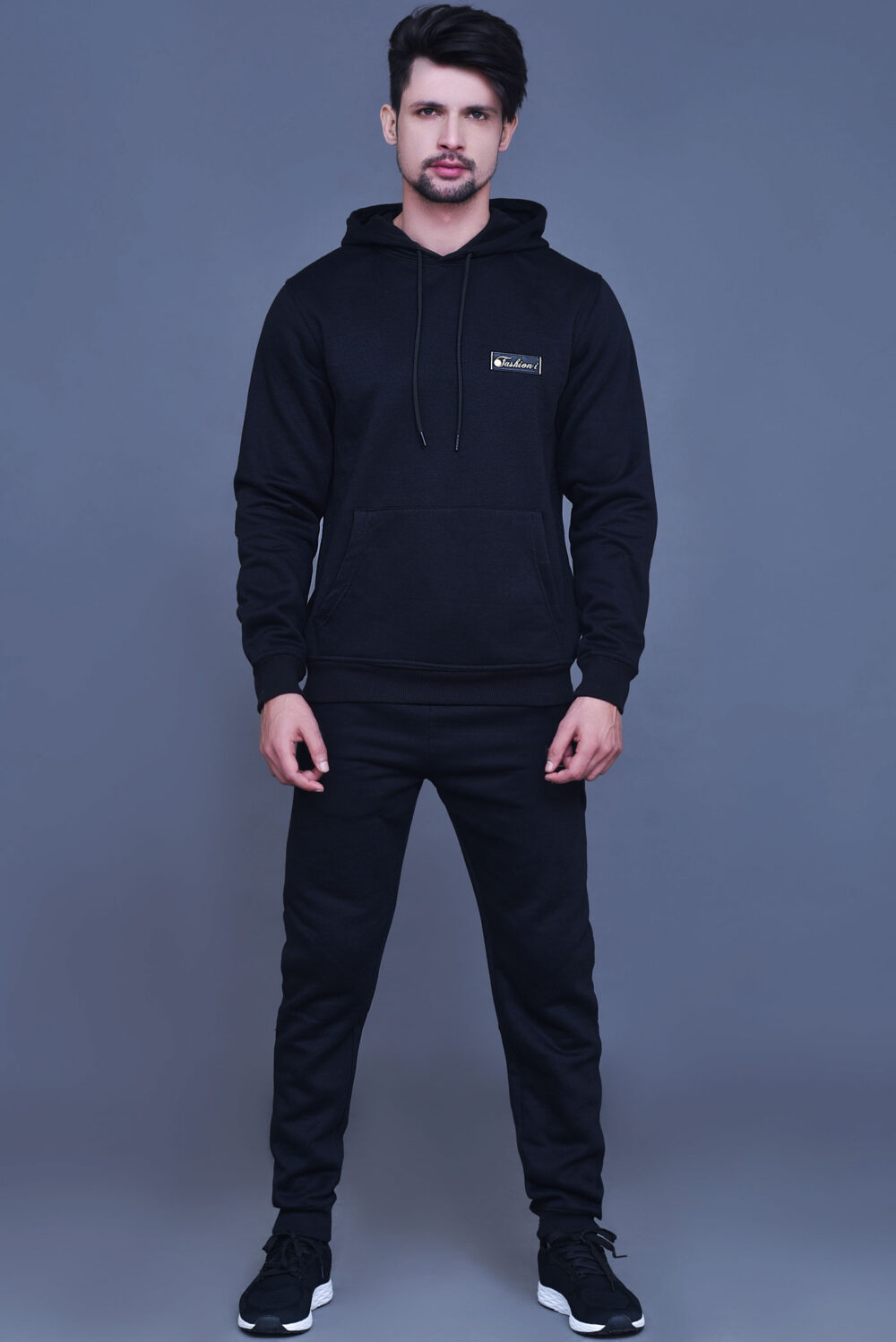 FASHIONi Royal French Hoodie Black - Image 4