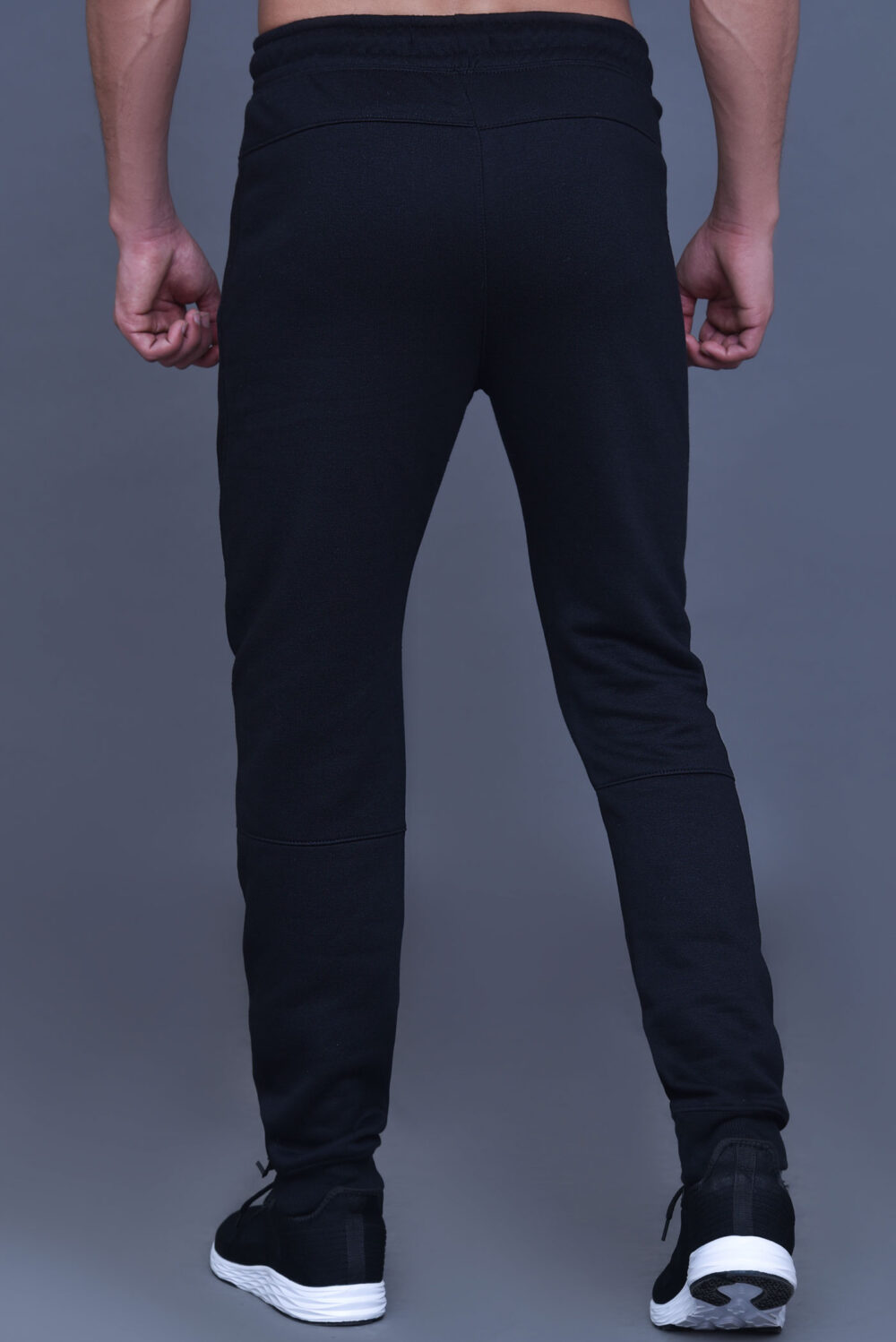 FASHIONi Royal French Joggers Black - Image 2