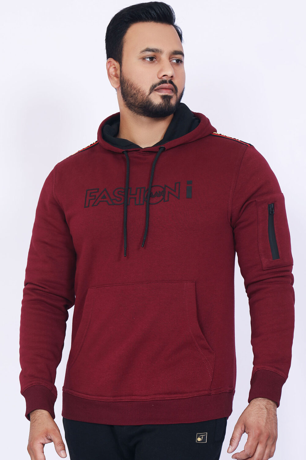FASHIONi Hoodie Rock Burgundy