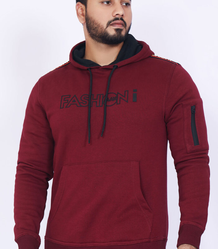 FASHIONi Hoodie Rock Burgundy
