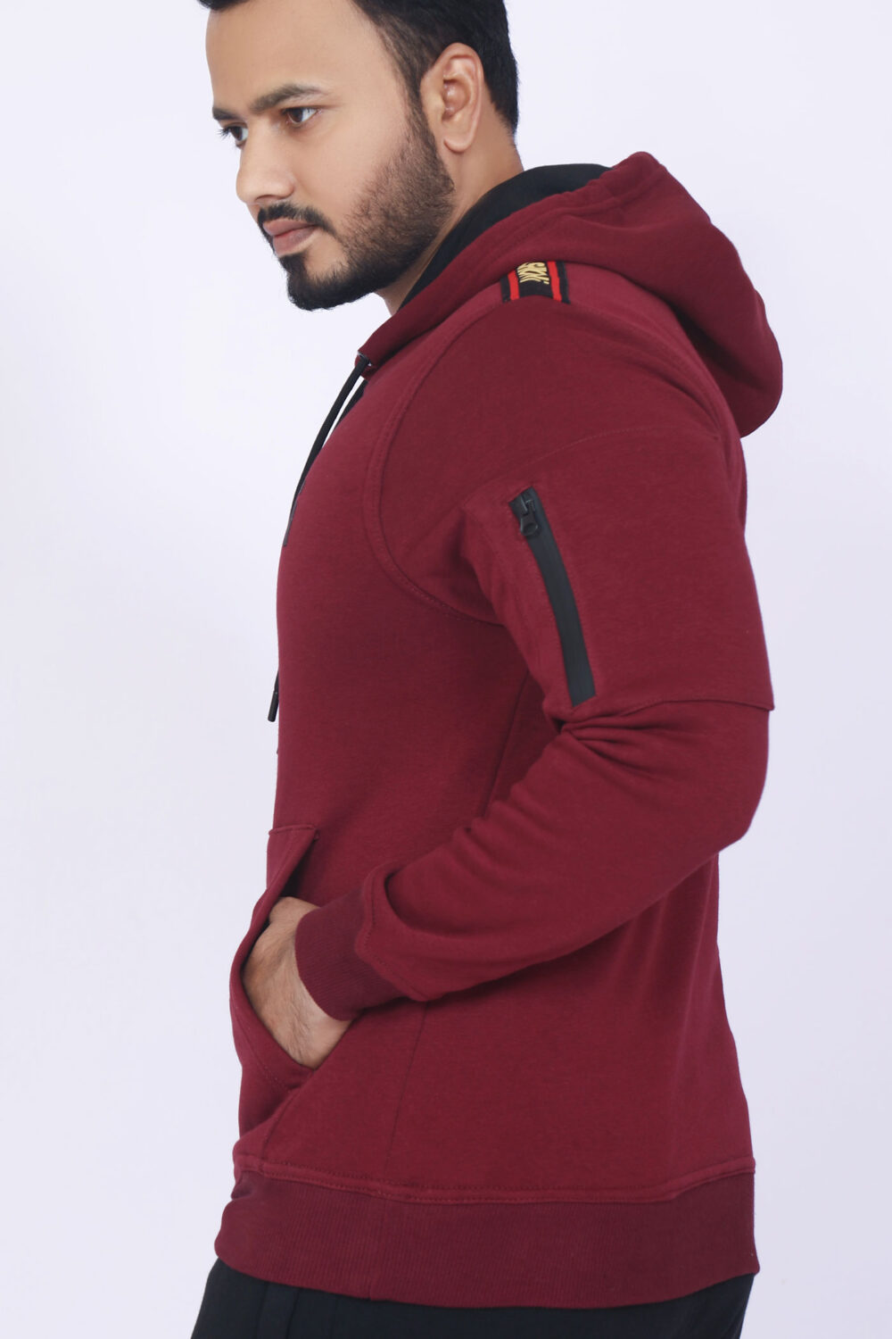 FASHIONi Hoodie Rock Burgundy - Image 3