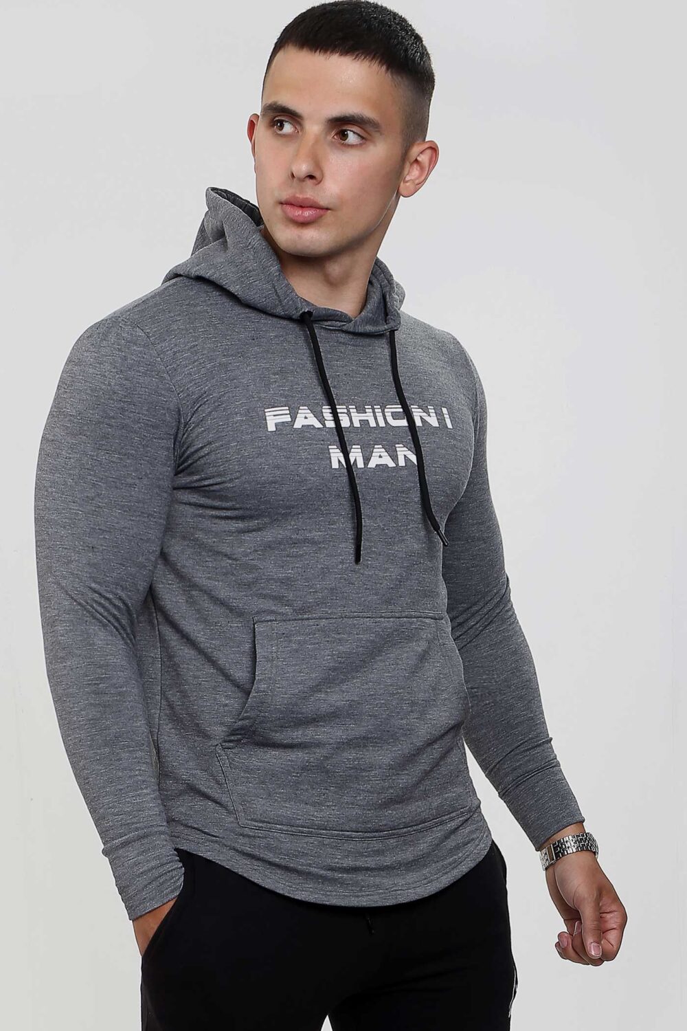 FASHIONi Rigix Gym Top Charcoal