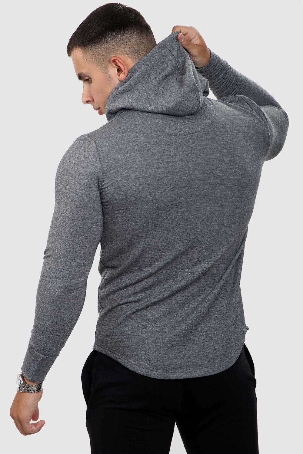 FASHIONi Rigix Gym Top Charcoal - Image 2