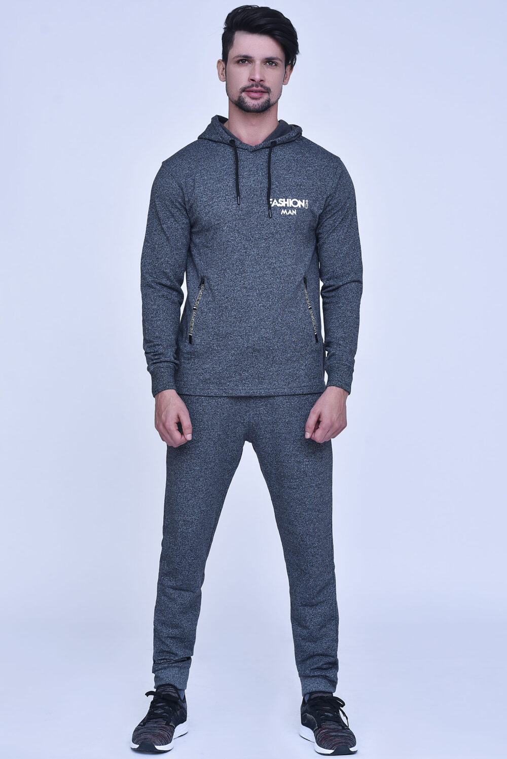 FASHIONi Royal French Hoodie Charcoal - Image 2