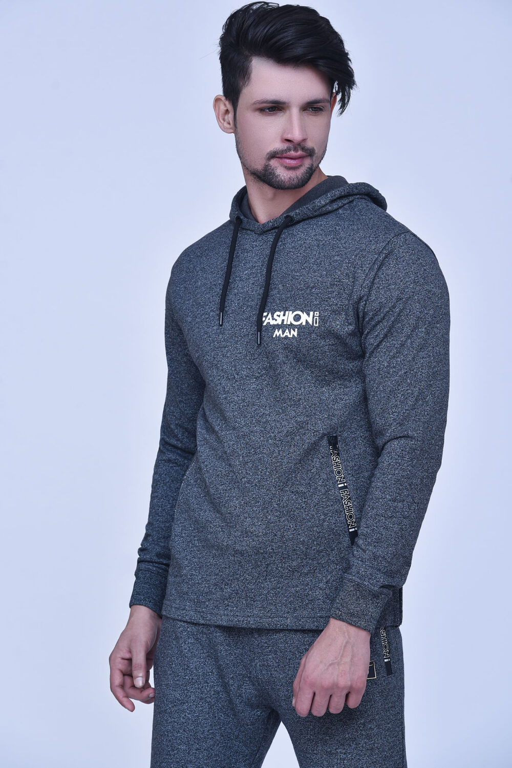 FASHIONi Royal French Hoodie Charcoal
