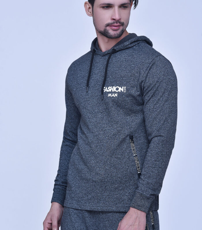 FASHIONi Royal French Hoodie Charcoal