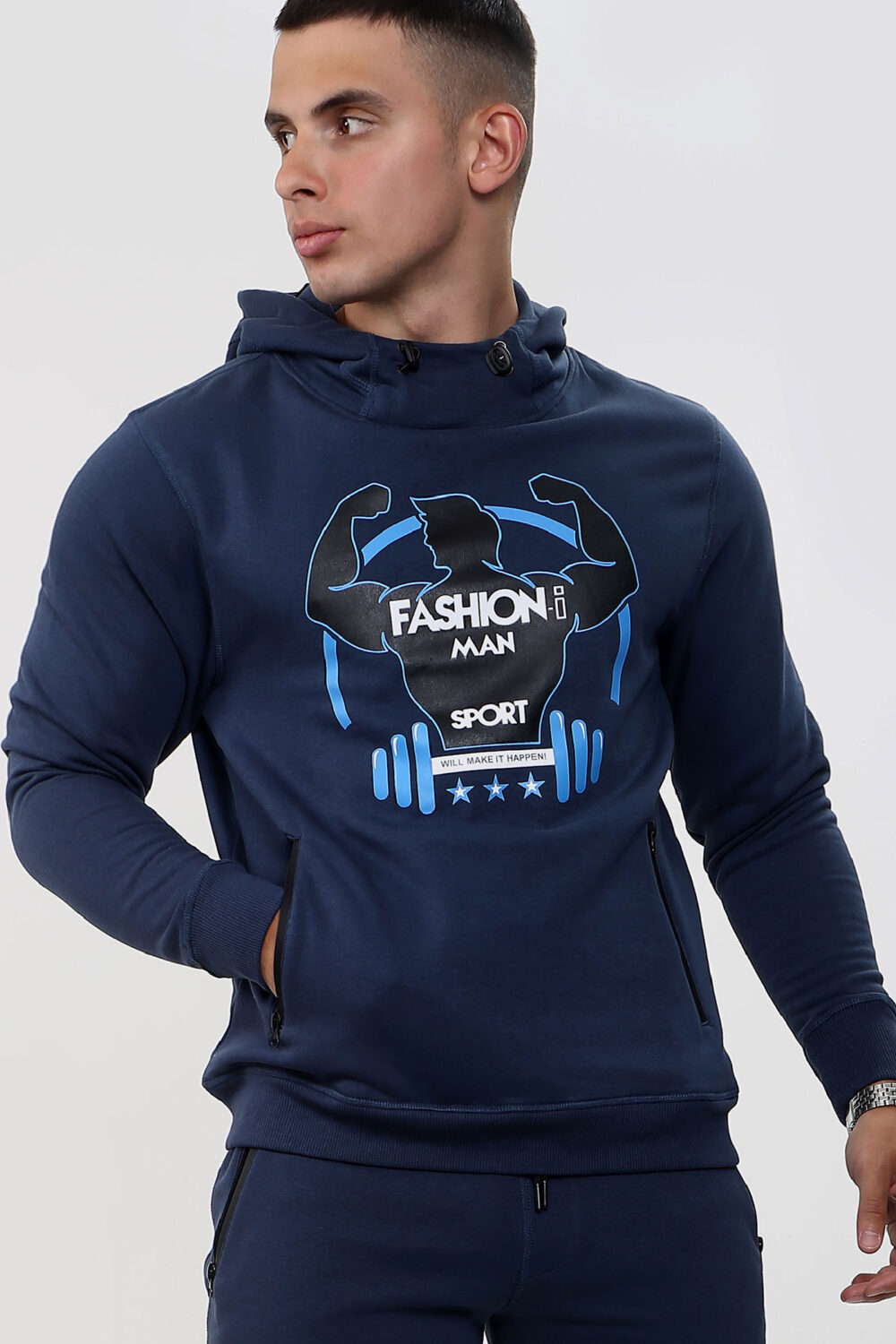 FASHIONi Royal Indigo Hoodie