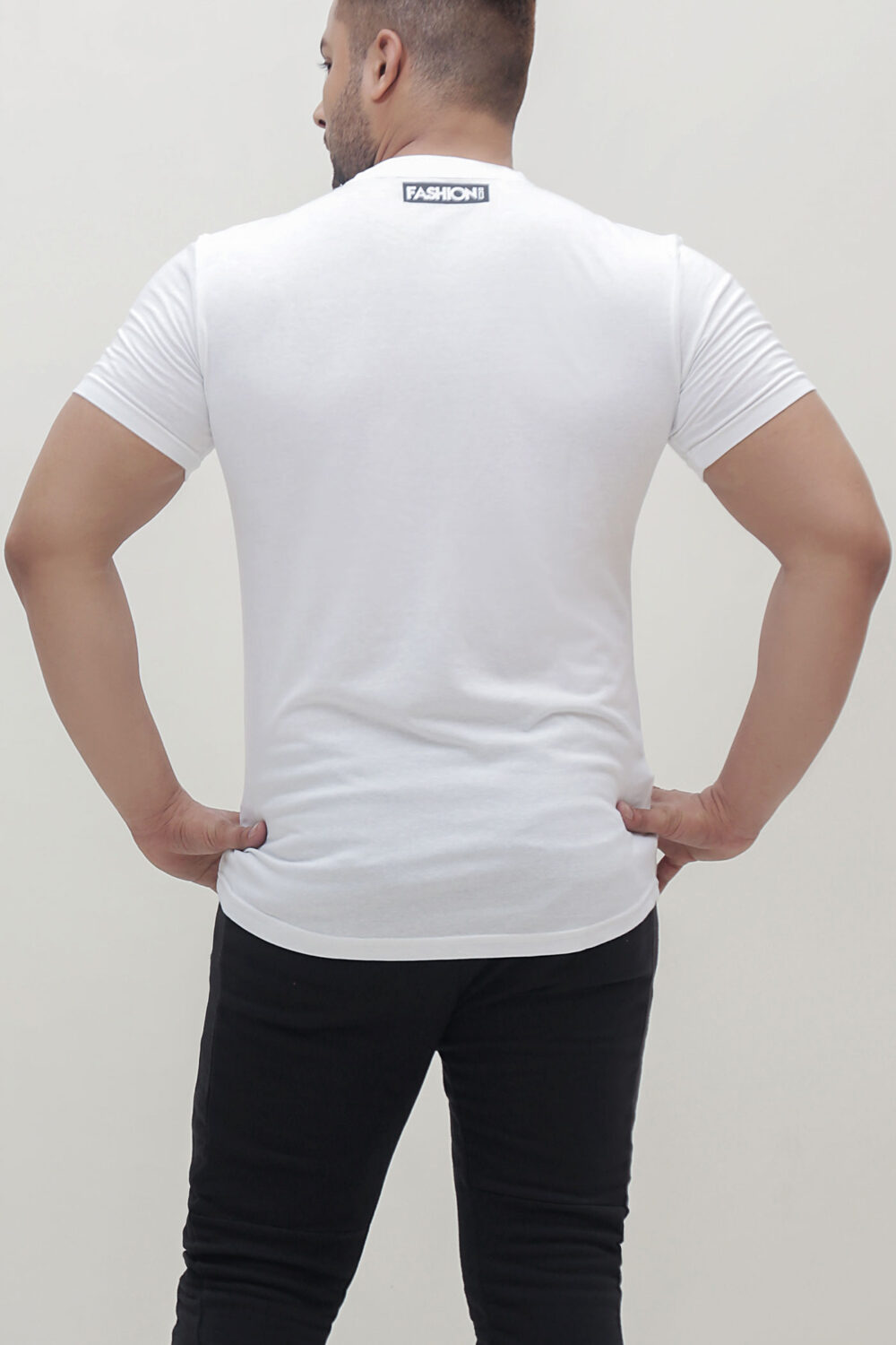FASHIONi T-Shirt White Lax - Image 3