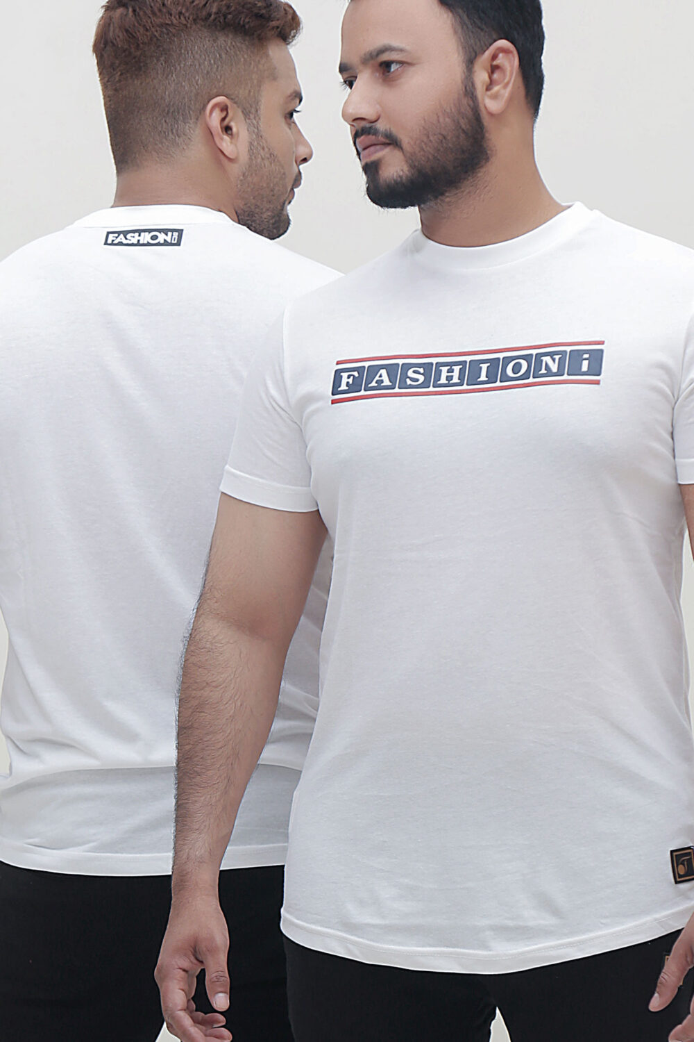 FASHIONi T-Shirt White Lax - Image 2
