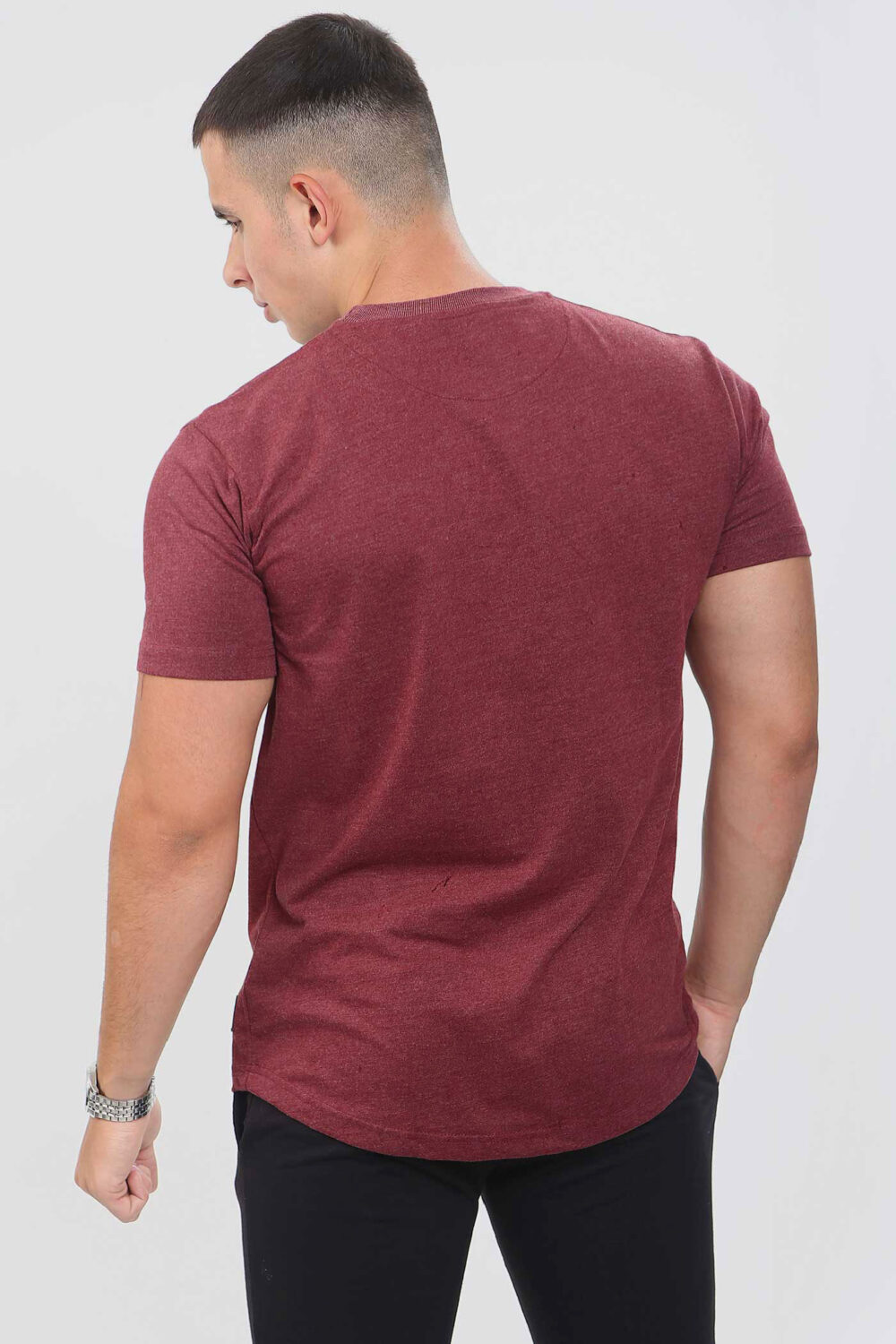 FASHIONi T-Shirt MCR Burgundy - Image 3