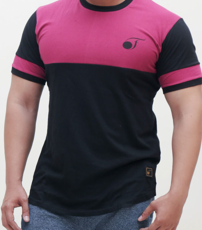 FASHIONi T-Shirt Nova Black & Pink