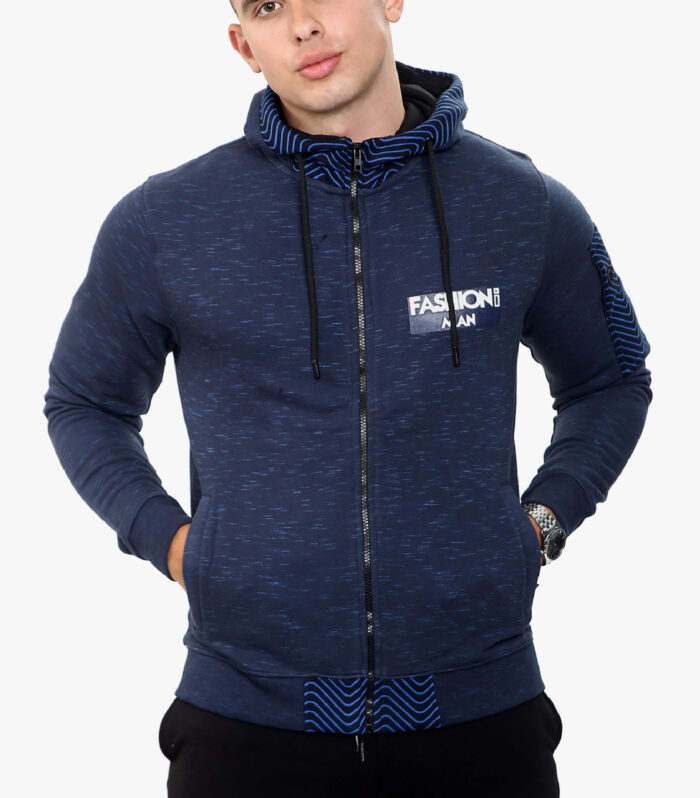 FASHIONi Zipper Hoodie RAWX – Navy