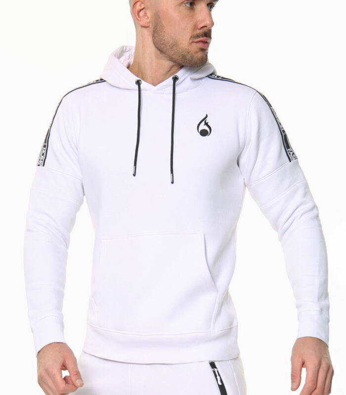 Royal Overhead Hoodie – White
