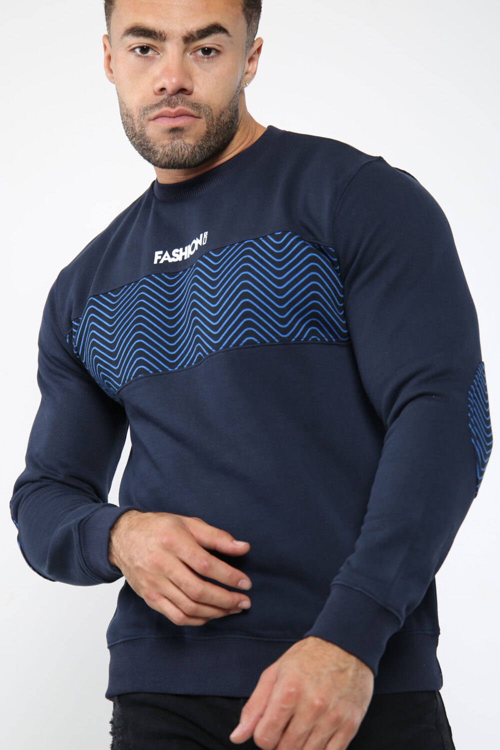 FASHIONi Sweatshirt Wave Navy