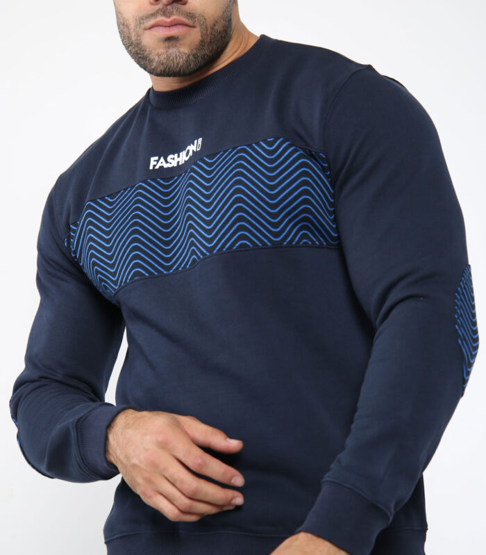 FASHIONi Sweatshirt Wave Navy