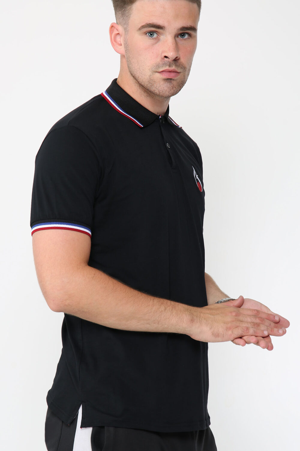 FASHIONi Alex Polo – Black - Image 3