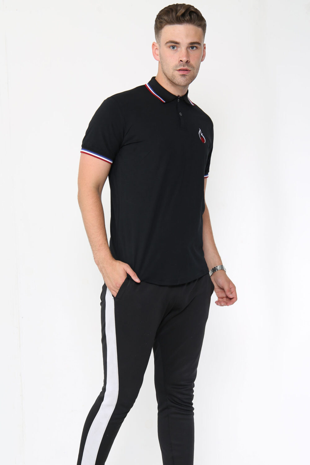 FASHIONi Alex Polo – Black - Image 4