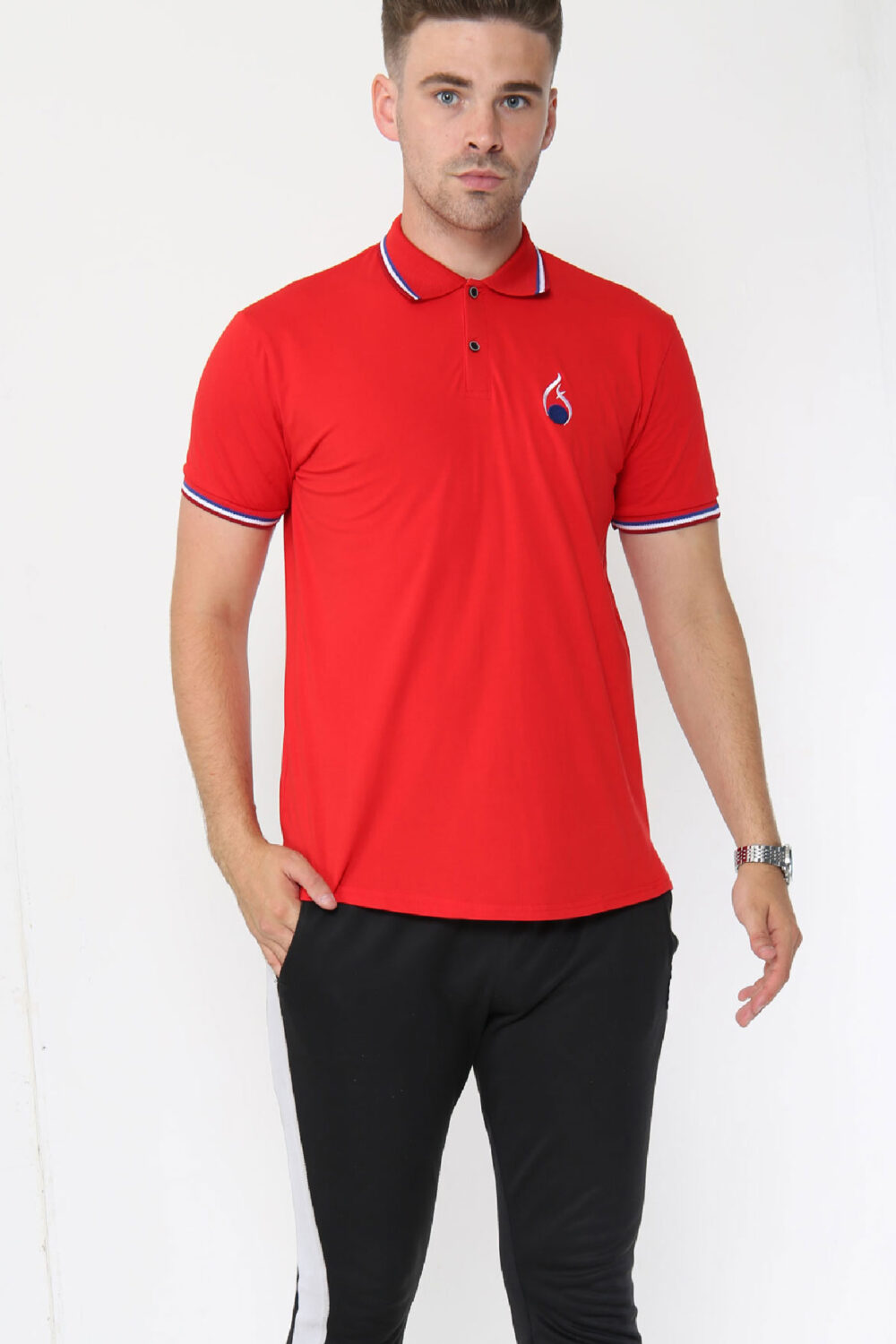 FASHIONi Alex Polo – Red - Image 2