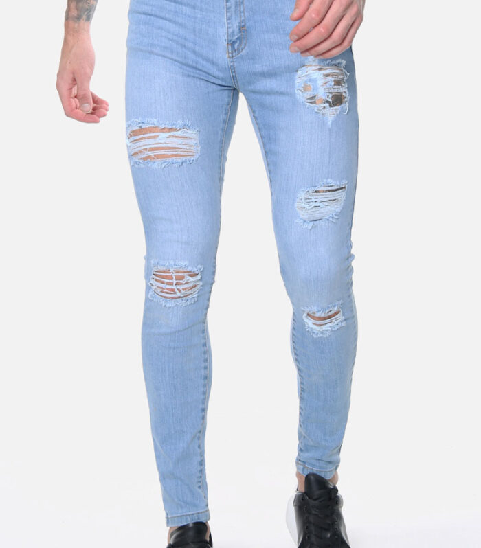 Mikado Denim – Ripped/Light Blue
