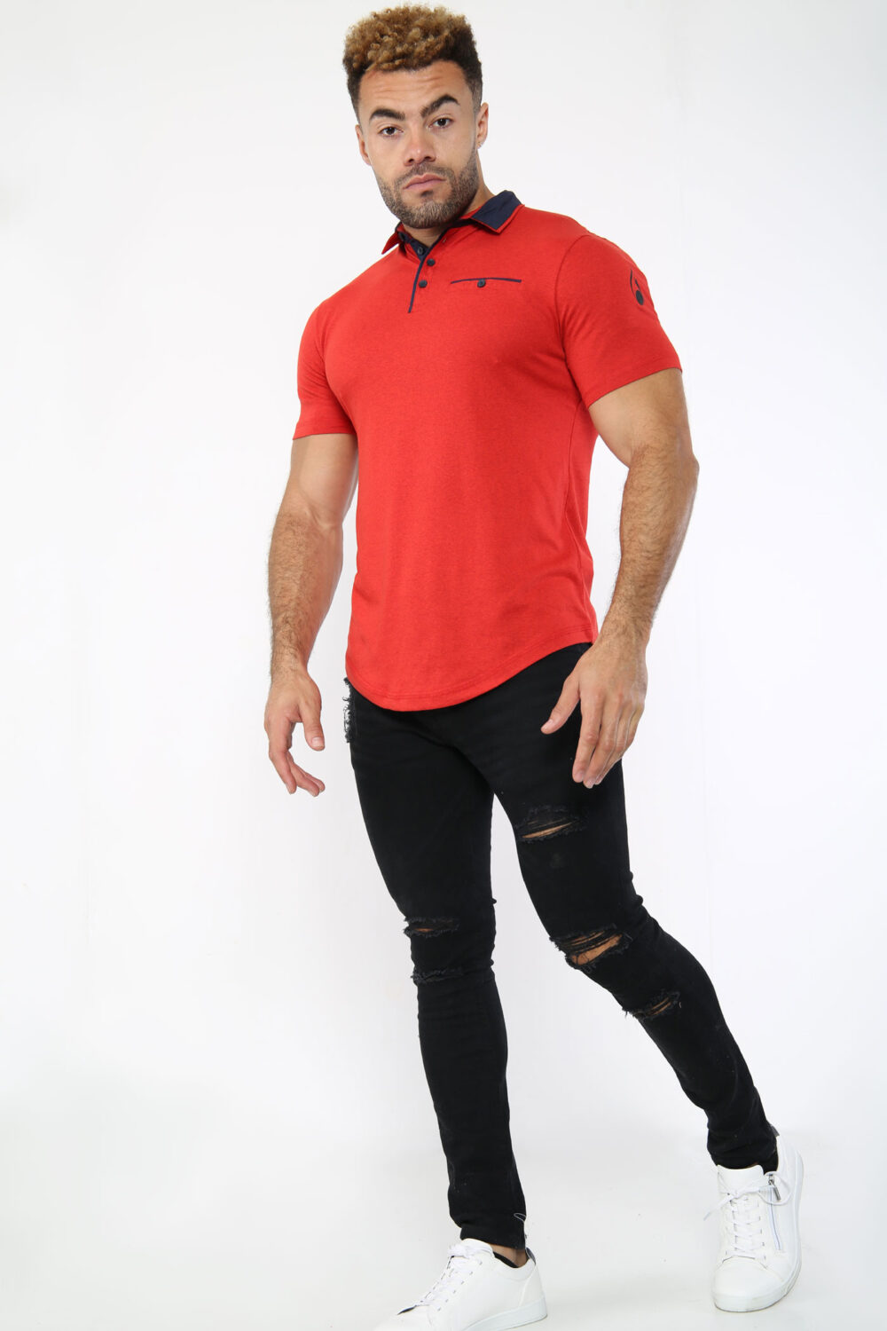 FASHIONi Rock Polo – Power Red - Image 7