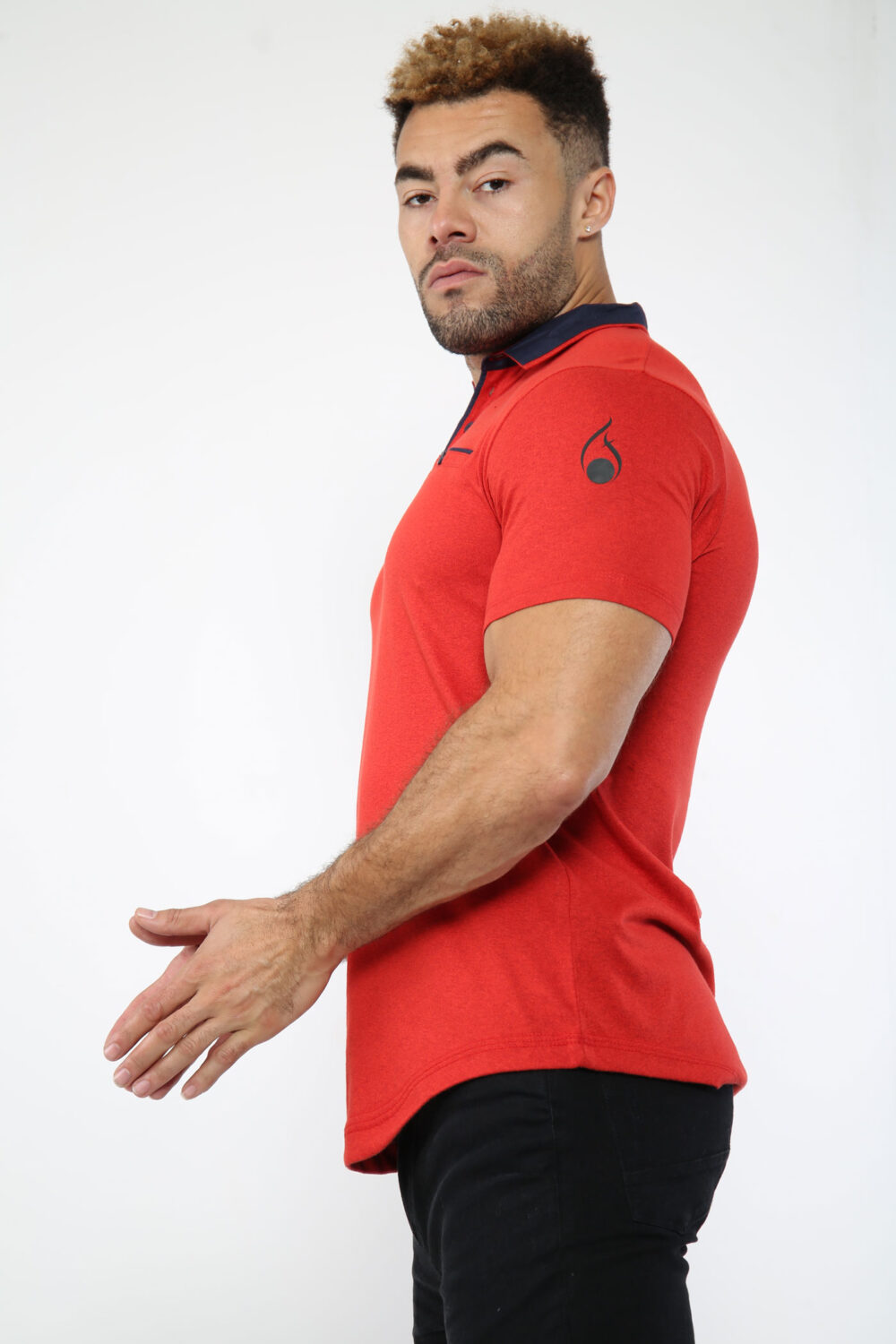 FASHIONi Rock Polo – Power Red - Image 5