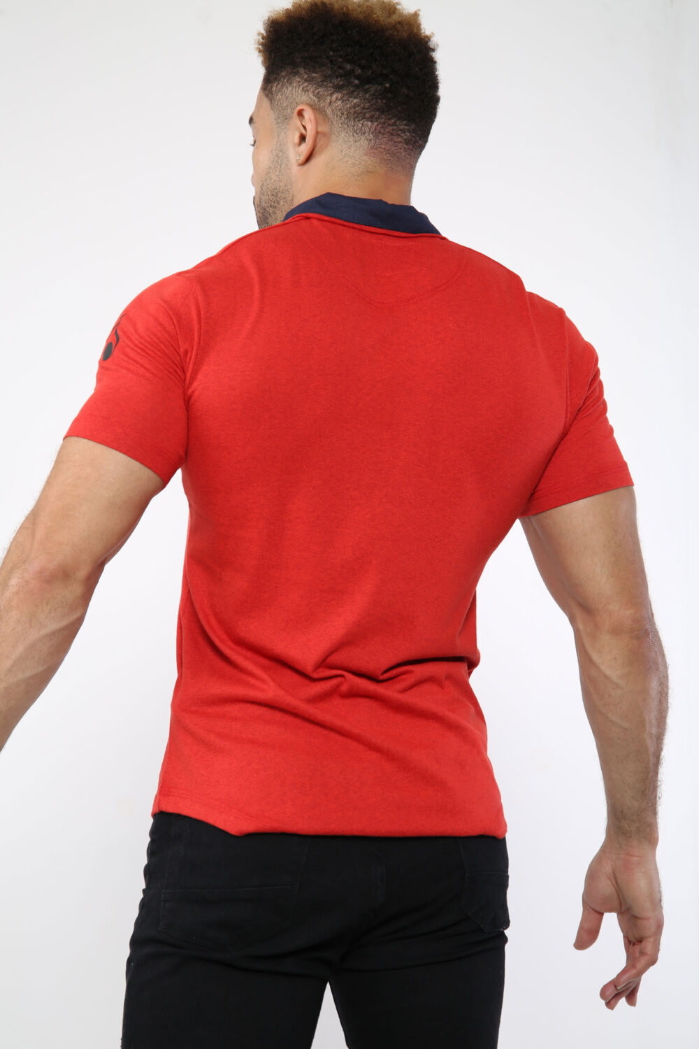 FASHIONi Rock Polo – Power Red - Image 4