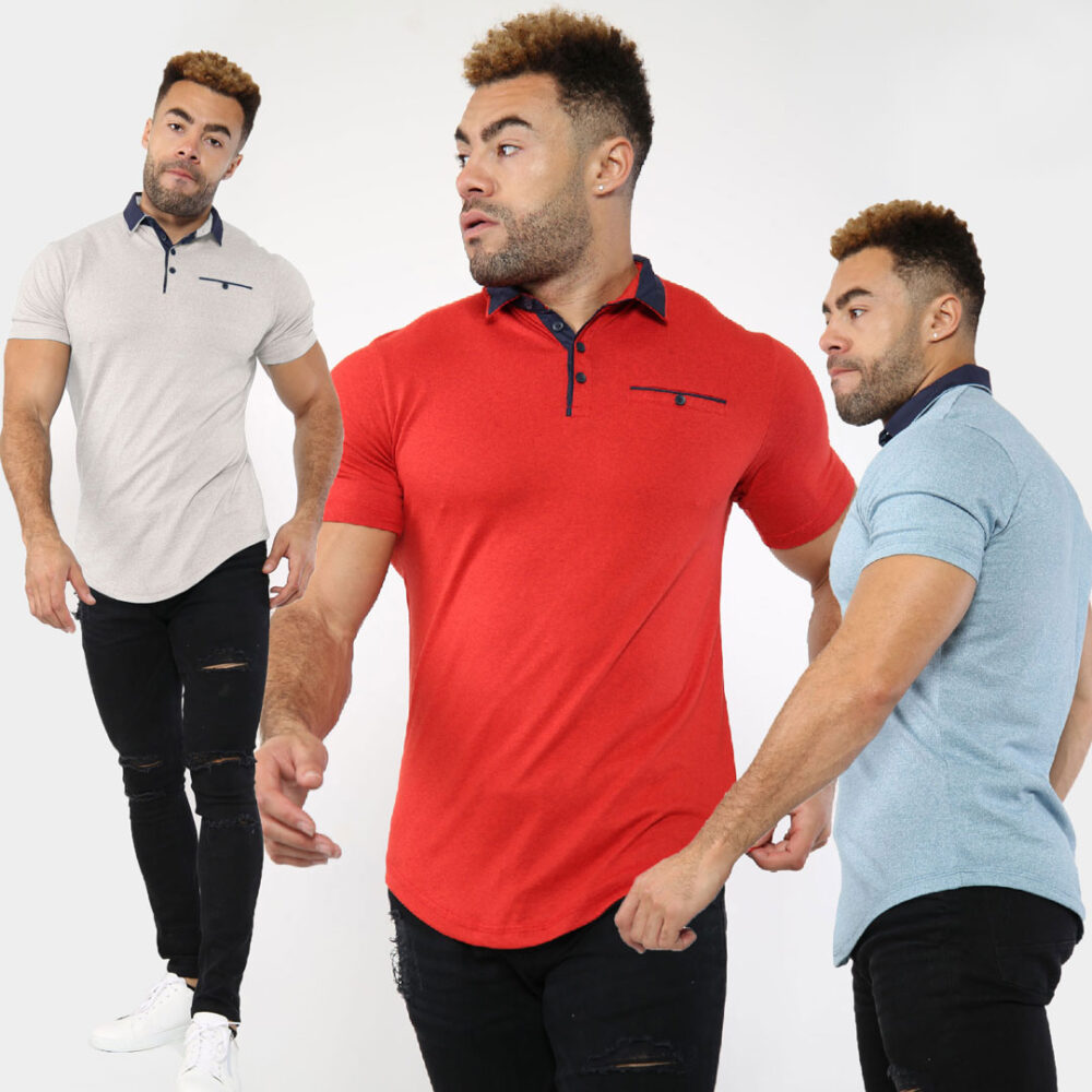 FASHIONi Rock Polo – Power Red - Image 2
