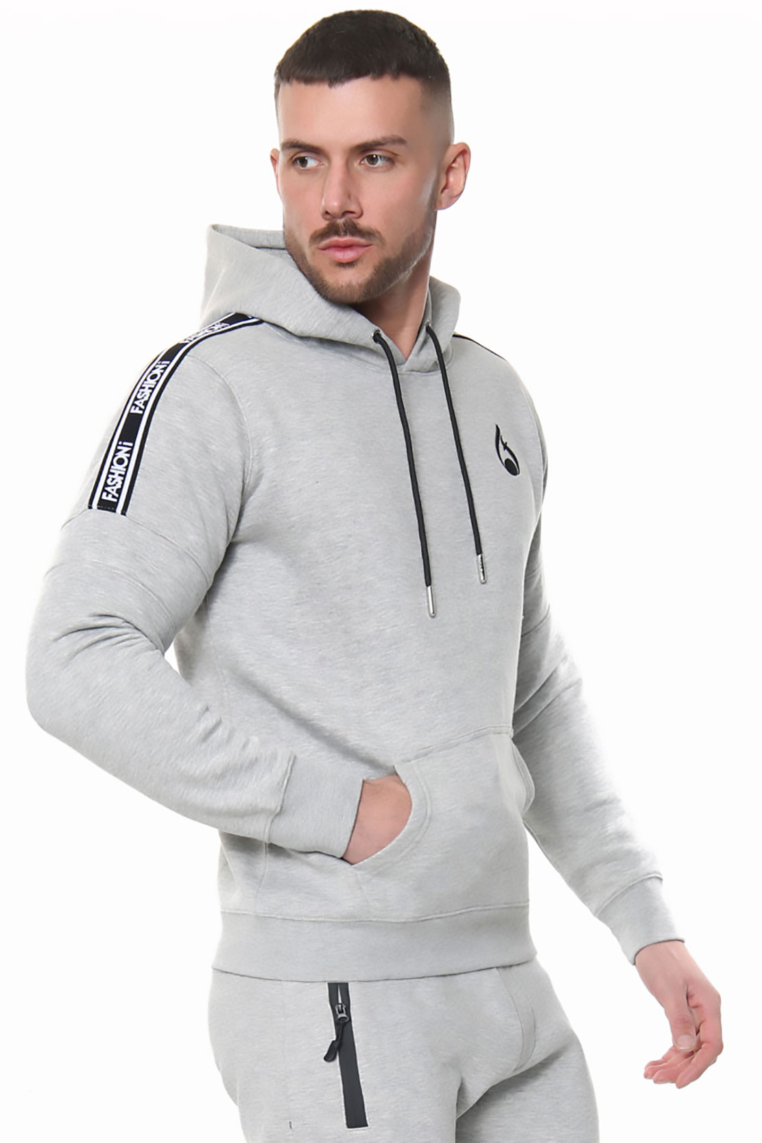 Royal Overhead Hoodie – Grey