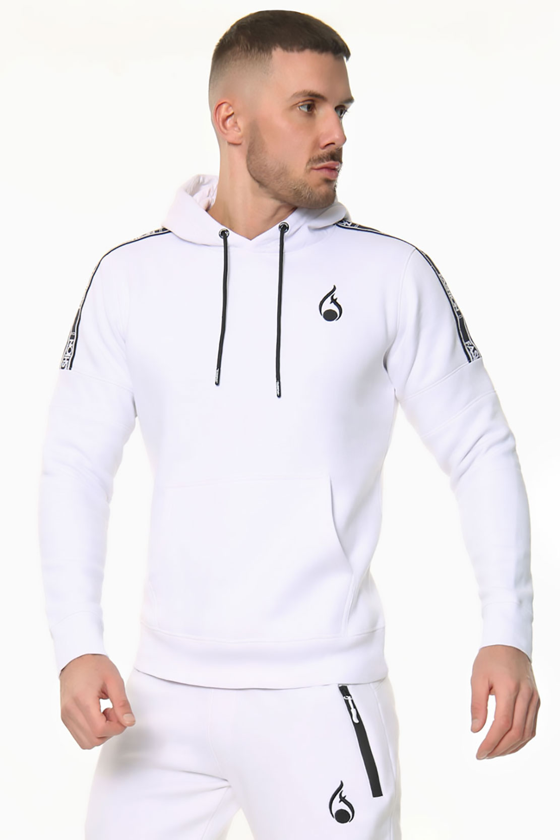 Royal Overhead Hoodie – White