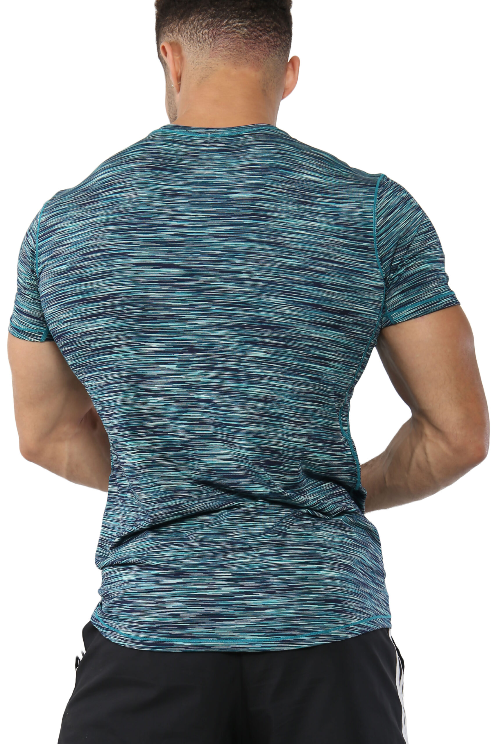 FASHIONi Chain Blue Gym T-Shirt - Image 6