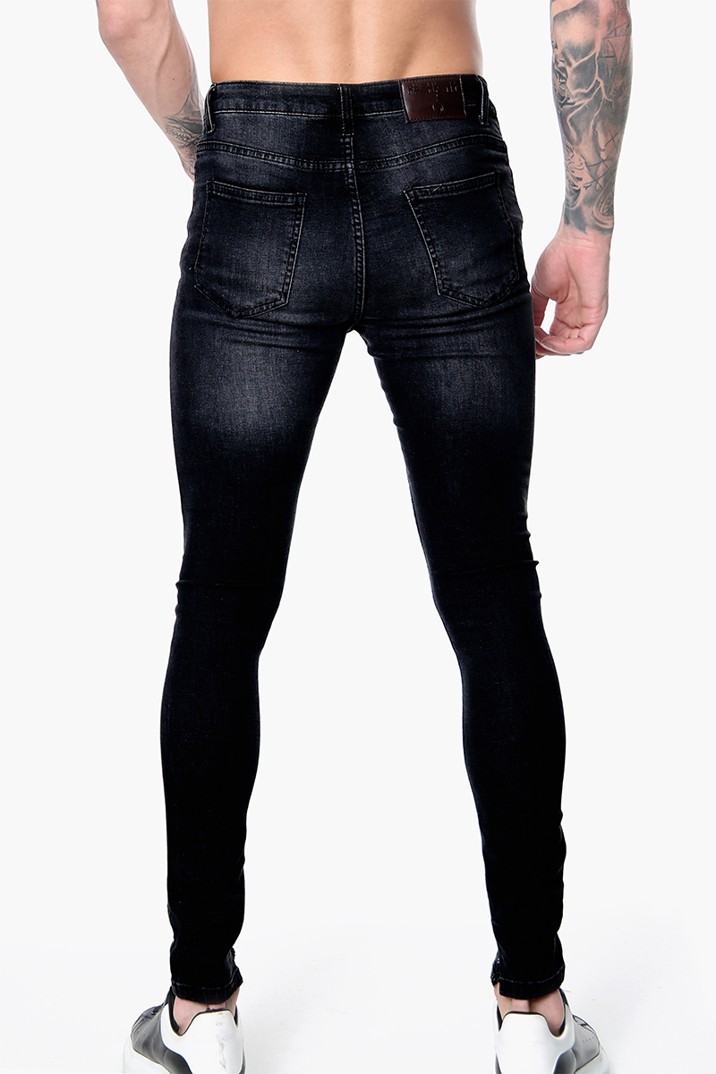 FASHIONi Ripped black skinny jeans - Image 3