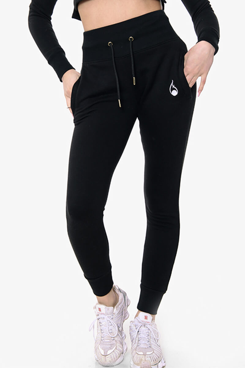 Vista Crop Tracksuit – Black - Image 5