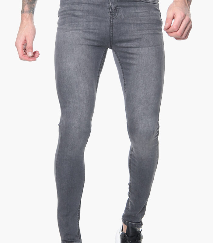 FASHIONi Plain Grey Skinny Jeans