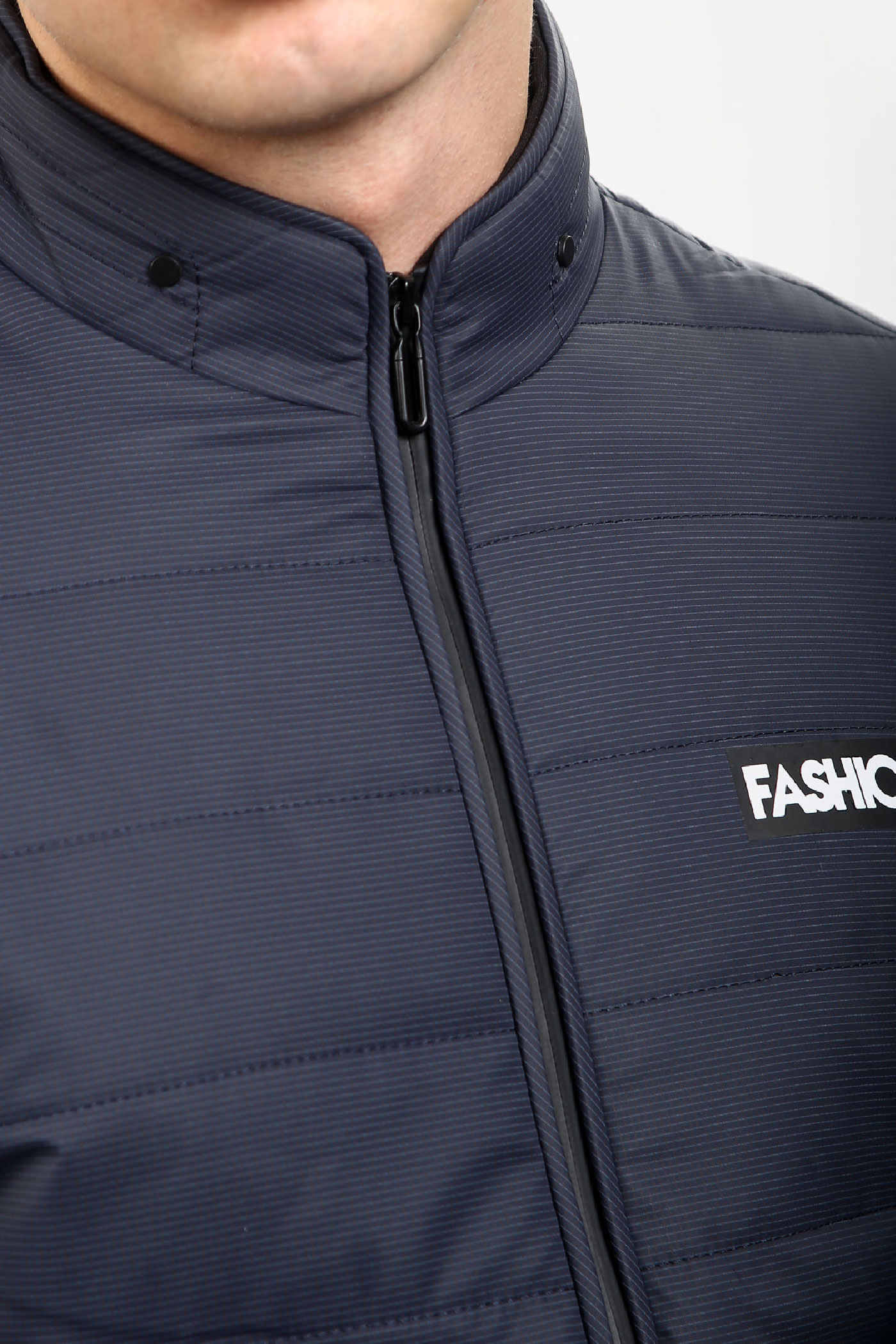 FASHIONi Men’s Jacket Navy Cottax - Image 3