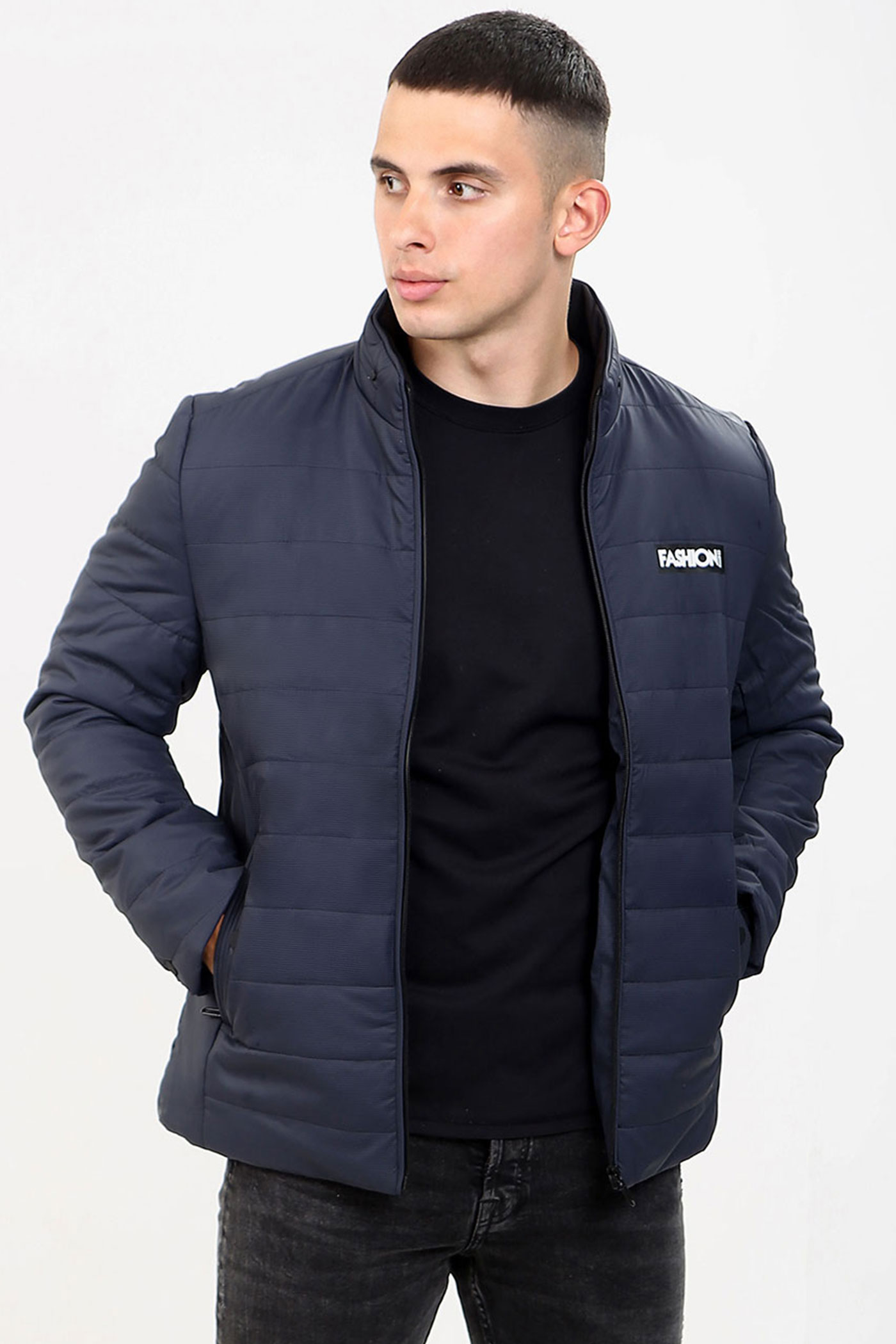 FASHIONi Men’s Jacket Navy Cottax