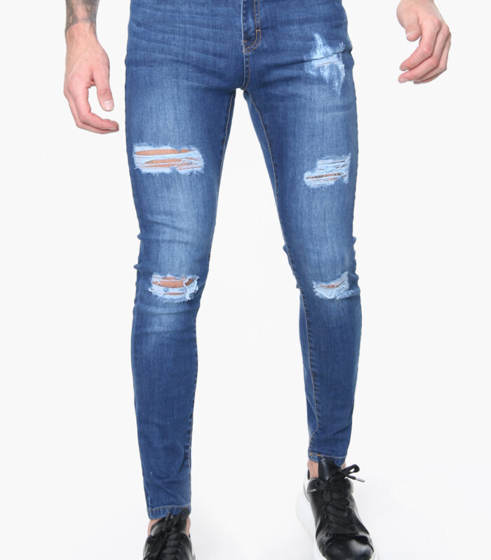 FASHIONi Ripped Skinny Jeans – Dark Wash