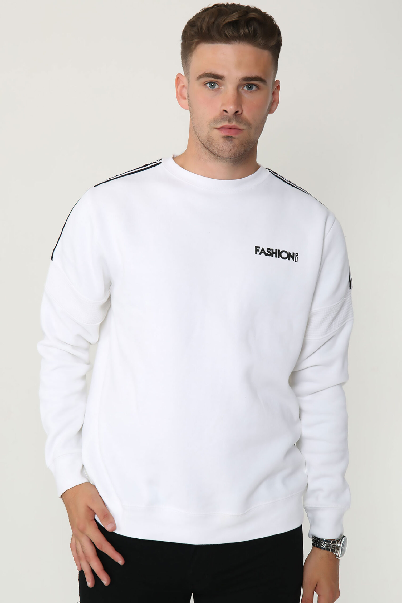 FASHIONi White Royal Sweatshirt