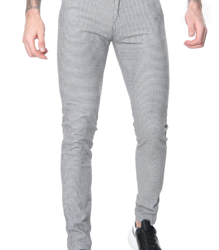 FASHIONi Micro-Stripe Chino – Grey