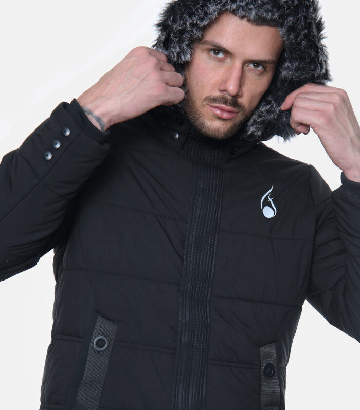 Icon Hooded Jacket – Black