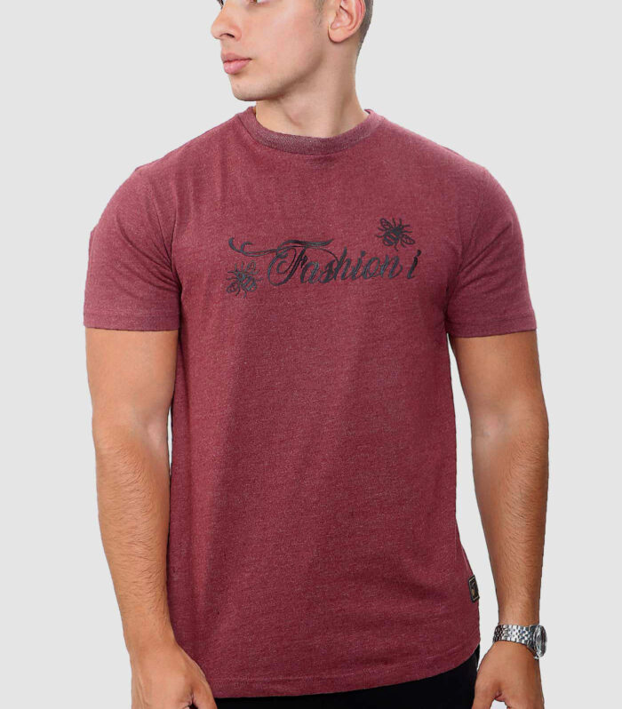 FASHIONi T-Shirt MCR Burgundy