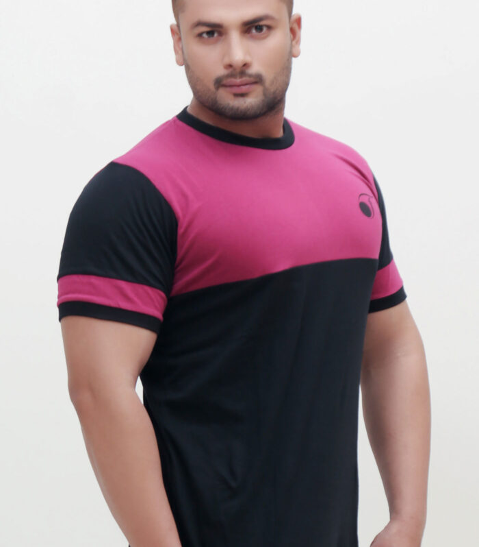 FASHIONi T-Shirt Nova Black & Pink