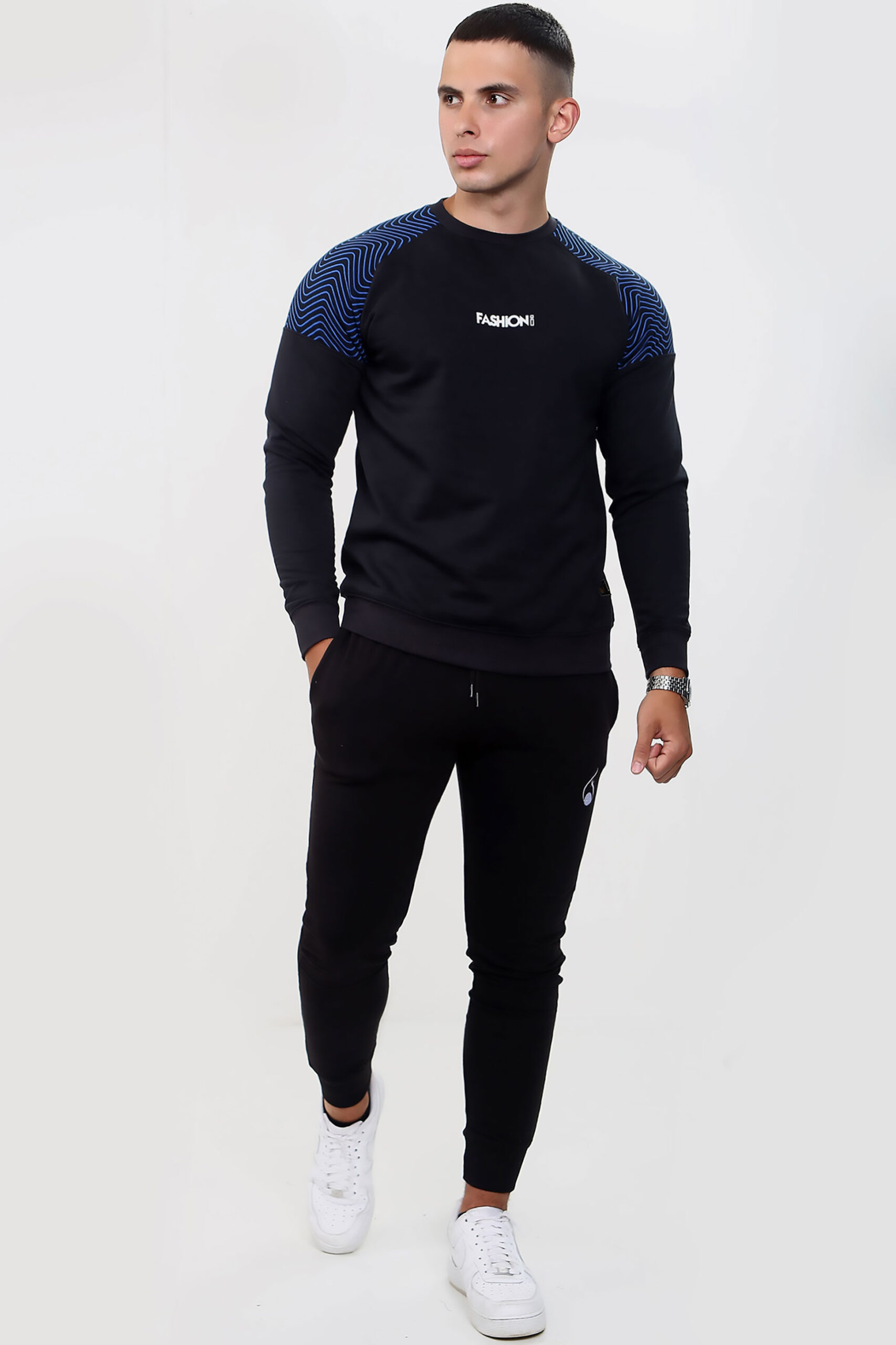 FASHIONi Roge Sweatshirt Black - Image 2