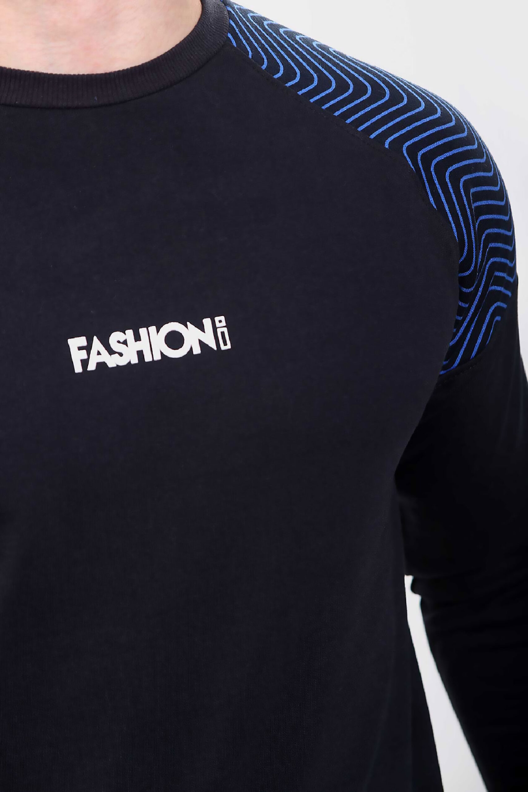 FASHIONi Roge Sweatshirt Black - Image 5