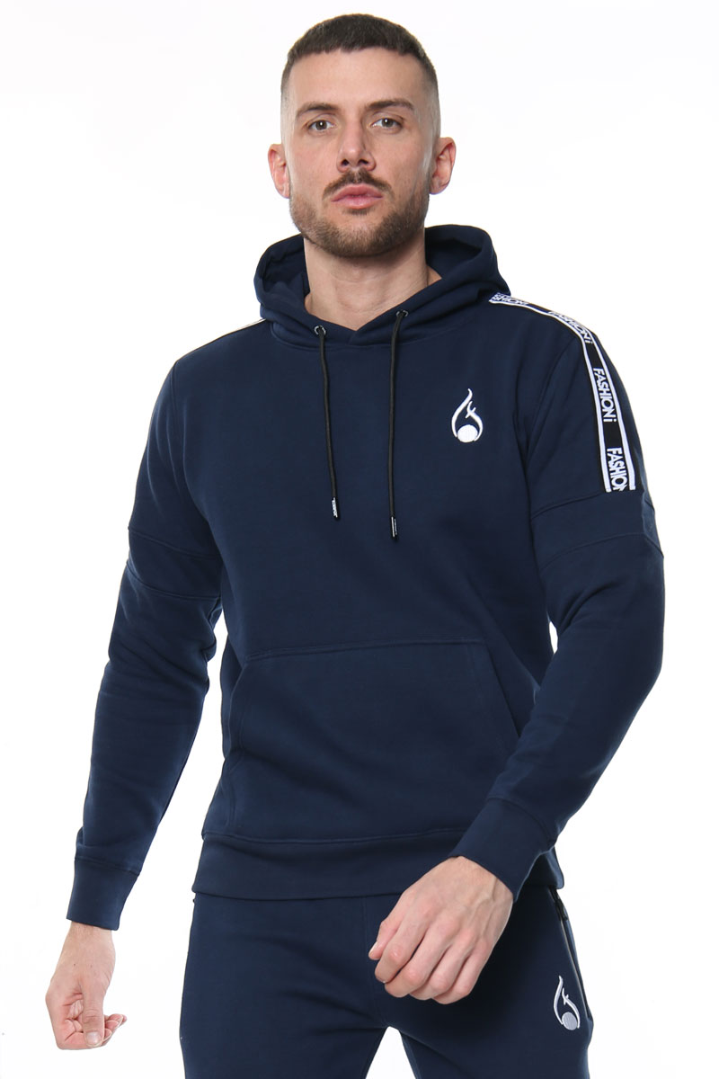 Royal Overhead Hoodie – Navy